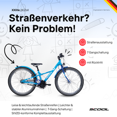 Kinderfahrrad - XXlite 24 Zoll 7-Gang | ab 8 Jahre