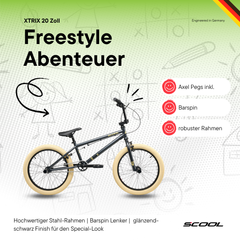 BMX 20 Zoll Kinderfahrrad – ideal für Gelände, Skatepark und Stunts