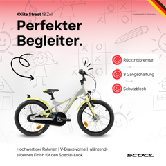 Kinderfahrrad 18 Zoll – perfekt für Vorschulkinder mit sicherer Ausstattung