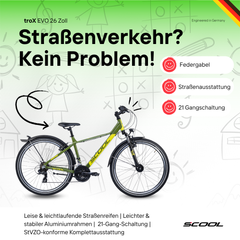 Kinderfahrrad -  troX evo 26 Zoll 21-Gang | ab 10 Jahre