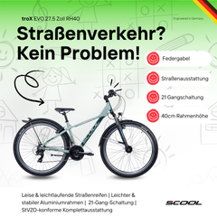 S'COOL troX evo 27,5 inch 21 versnellingen
