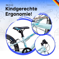 Kinderfahrrad 20 Zoll für Kinder ab 6 Jahren – mit Gangschaltung und Rücktrittbremse