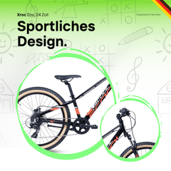 S'COOL Xroc schijf 24 inch 8 versnellingen