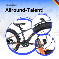Kinderfahrrad - XXlite evo disc 20 Zoll 7-Gang | ab 6 Jahre