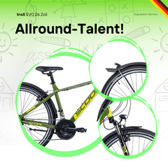Kinderfahrrad -  troX evo 26 Zoll 21-Gang | ab 10 Jahre