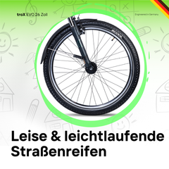Kinderfahrrad -  troX evo 26 Zoll 21-Gang | ab 10 Jahre