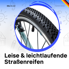 Kinderfahrrad 20 Zoll für Kinder ab 6 Jahren – mit Gangschaltung und Rücktrittbremse