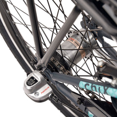 S'COOL chiX 20 Zoll 3-Gang kinderfahrrad in Dark Grey/Aqua mit 3-Gang-Schaltung