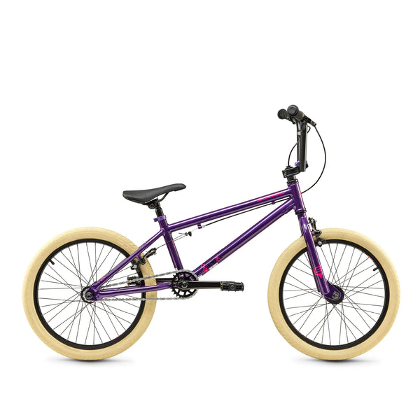 BMX lila 20 Zoll Kinderfahrrad – ideal für Gelände, Skatepark und Stunts