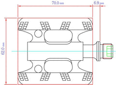 Reverse Components Youngstar pedals