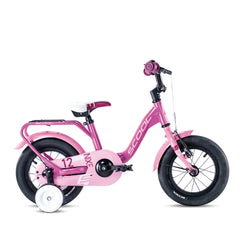 Kinderfahrrad in pink 12 Zoll für Kinder ab 2 Jahren – ideales erstes Fahrrad mit Stützrädern