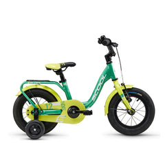 Kinderfahrrad in grün 12 Zoll für Kinder ab 2 Jahren – ideales erstes Fahrrad mit Stützrädern