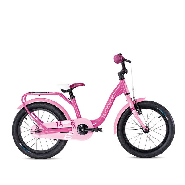Kinderfahrrad in pink 16 Zoll für Kinder ab 4 Jahren – robustes Rad mit kindgerechter Geometrie