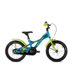 Kinderfahrrad in blau 16 Zoll für Kinder ab 4 Jahren – robustes Rad mit kindgerechter Geometrie