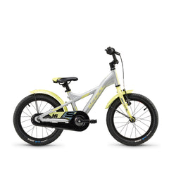 Kinderfahrrad in grau 16 Zoll für Kinder ab 4 Jahren – robustes Rad mit kindgerechter Geometrie