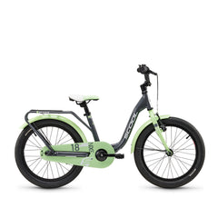Kinderfahrrad grau 18 Zoll – perfekt für Vorschulkinder mit sicherer Ausstattung