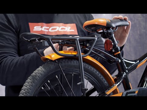 S'COOL Aluminium Gepäckträger für 20 - 24 Zoll