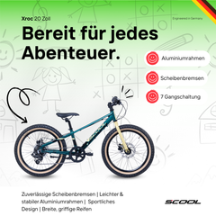 Kinderfahrrad -  Xroc disc 20 Zoll 7-Gang