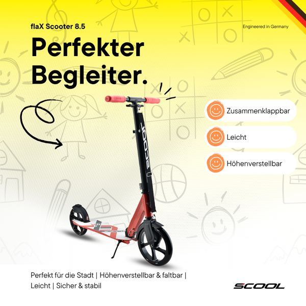 Cityroller und Scooter für Kinder – klappbar, leicht und sicher im Straßenverkehr
