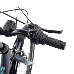S'COOL chiX 20 Zoll 3-Gang kinderfahrrad in Dark Grey/Aqua mit 3-Gang-Schaltung