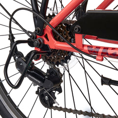 S'COOL chiX 24 Zoll 6-Gang kinderfahrrad in Coral mit 6-Gang-Schaltung
