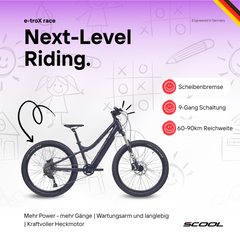 Kinder E-Bike 24 und 26 Zoll – elektrisch unterstütztes Fahrrad für Jugendliche